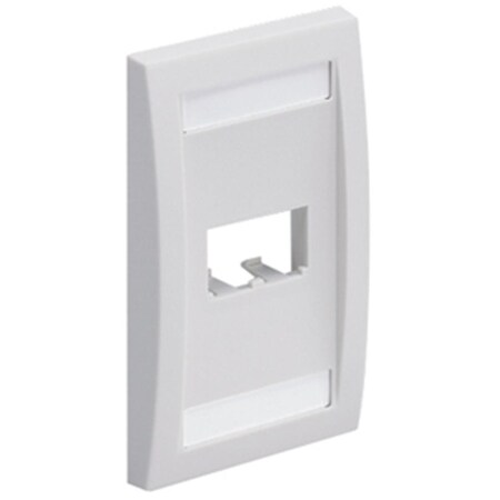 Kilowatt Mini-Com 2 Sockets Single Gang Faceplate - 2 x Total Number of Sockets - White KI3572359